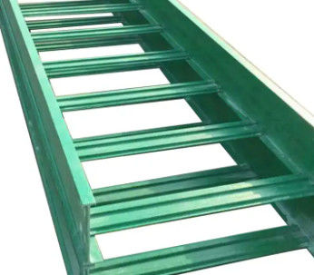 سینی کابل نوع نردبان جامد سبز جامد FRP غیر قابل احتراق انعطاف پذیری بالا