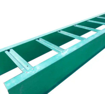 سینی کابل نوع نردبان جامد سبز جامد FRP غیر قابل احتراق انعطاف پذیری بالا