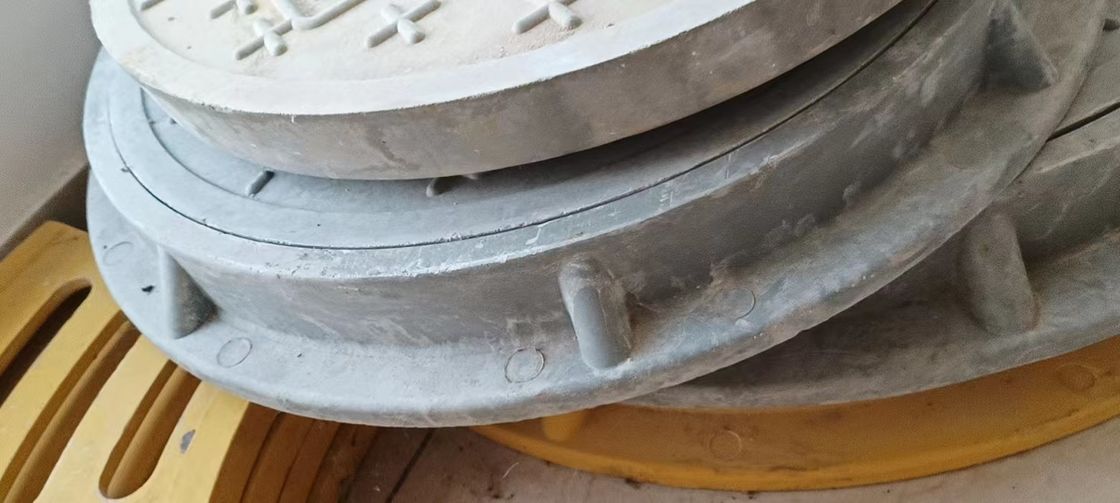 19.7 اینچ خاکستری فیبرگلاس دایره ای پوشه گودال عمومی سبک برای ساخت جاده
